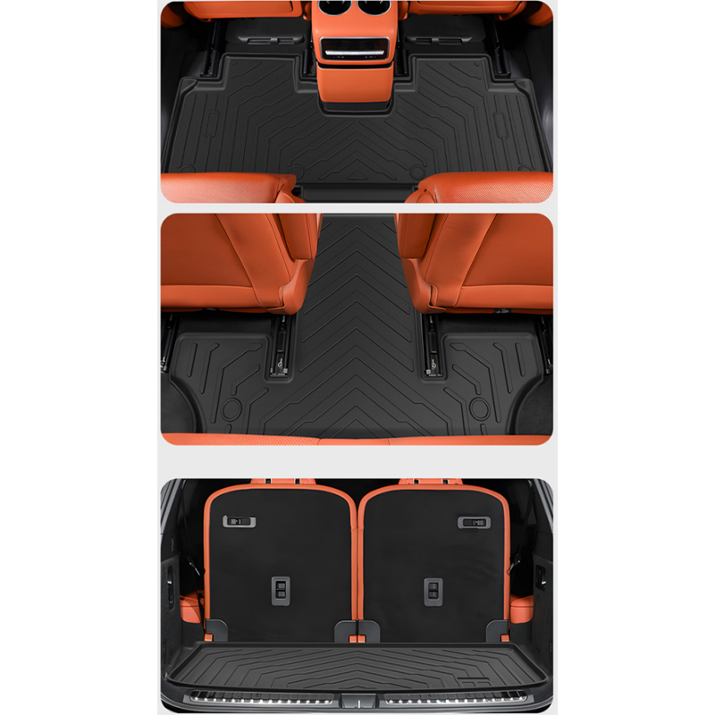 How does the anti-slip design of finished floor mats and carpets ensure both aesthetics and driving safety?